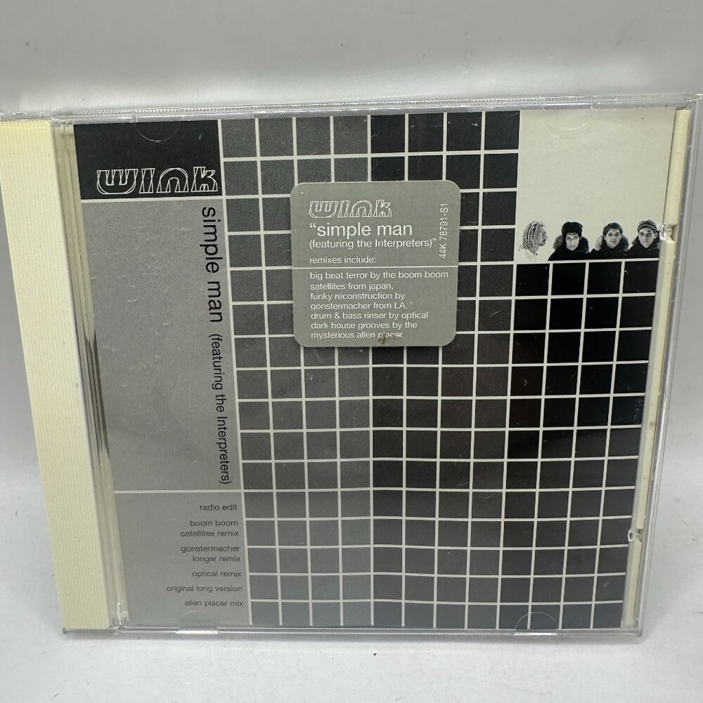 Wink Simple Man CD Single Featuring The Interpreters 1998 Ruffhouse Records